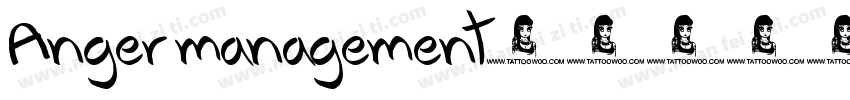 Anger management字体转换